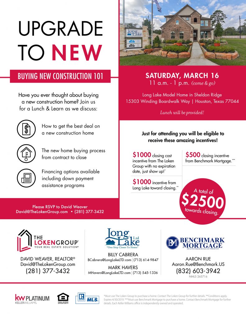Sheldon Ridge - Upgrade to New - The Loken Group - Your Houston Real ...