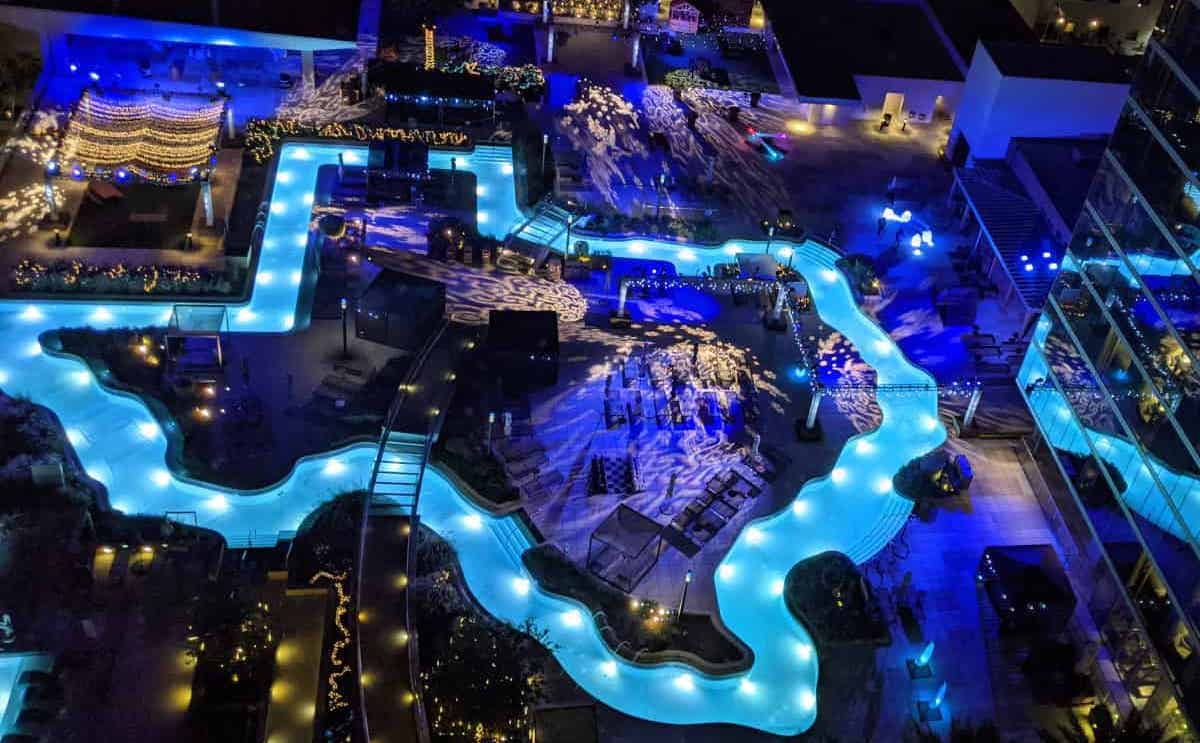 Houston holiday events Marriott Texas Pool